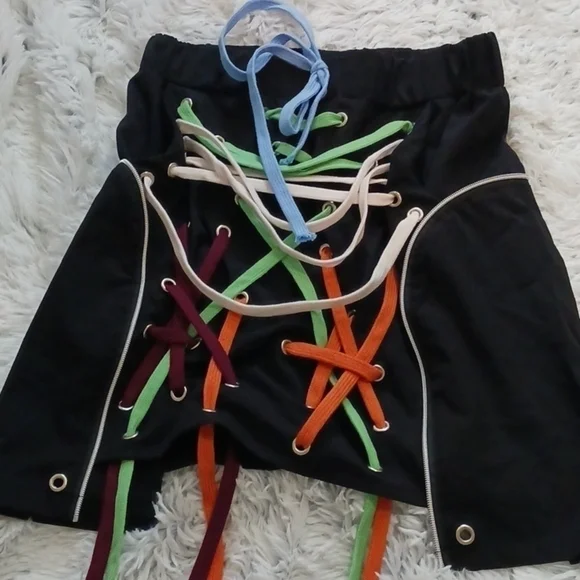 Women's Sexy High Waist Skirt with Strings Attached. Nwot. - Picture 3 of 9